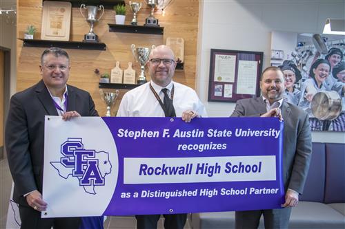 SFA announces Rockwall HS and Rockwall-Heath HS as Distinguished High School Program Partners